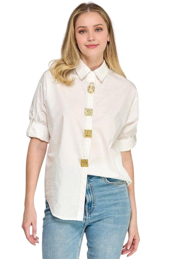 BLUSA CAMISERA
