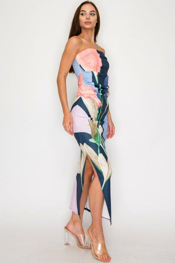 VESTIDO STRAPLE