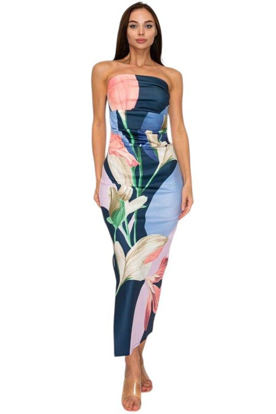 VESTIDO STRAPLE