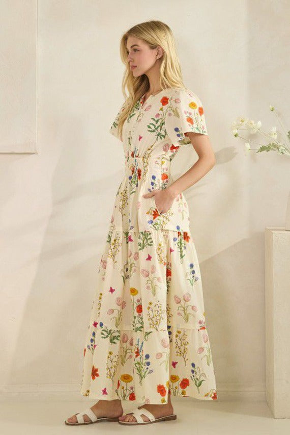 VESTIDO MAXI FLOREADO