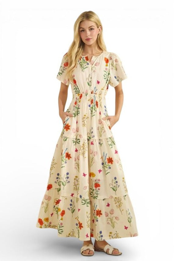 VESTIDO MAXI FLOREADO