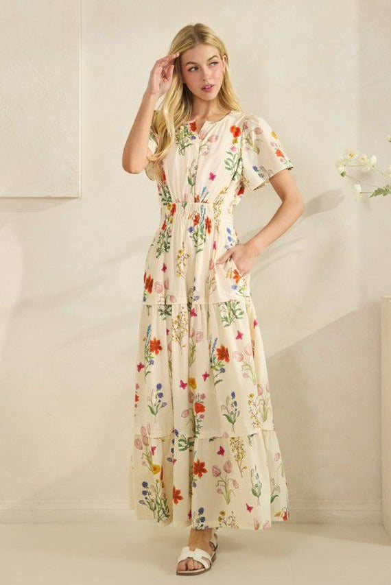 VESTIDO MAXI FLOREADO