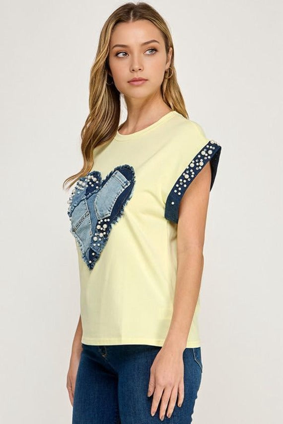 BLUSA CASUAL DE CORAZÓN